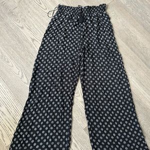 Wide leg summer pants